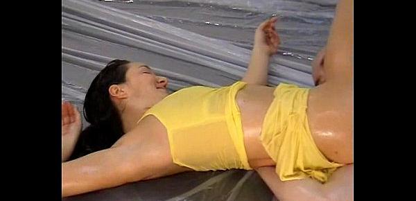  Mixed Oil Wrestling - 022 - Yellow Peril Samantha